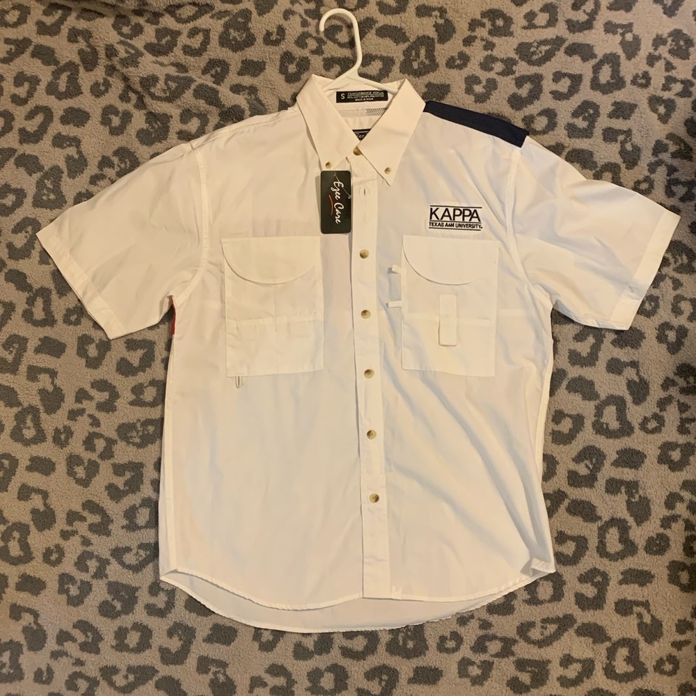 NWT Texas A&M Kappa Kappa Gamma fishing shirt